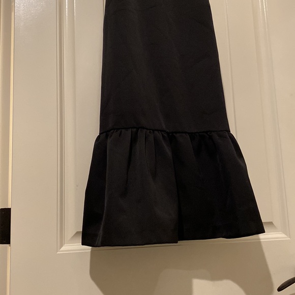 H&M Strapt Black Peplum Skirt cocktail dress - Picture 2 of 3